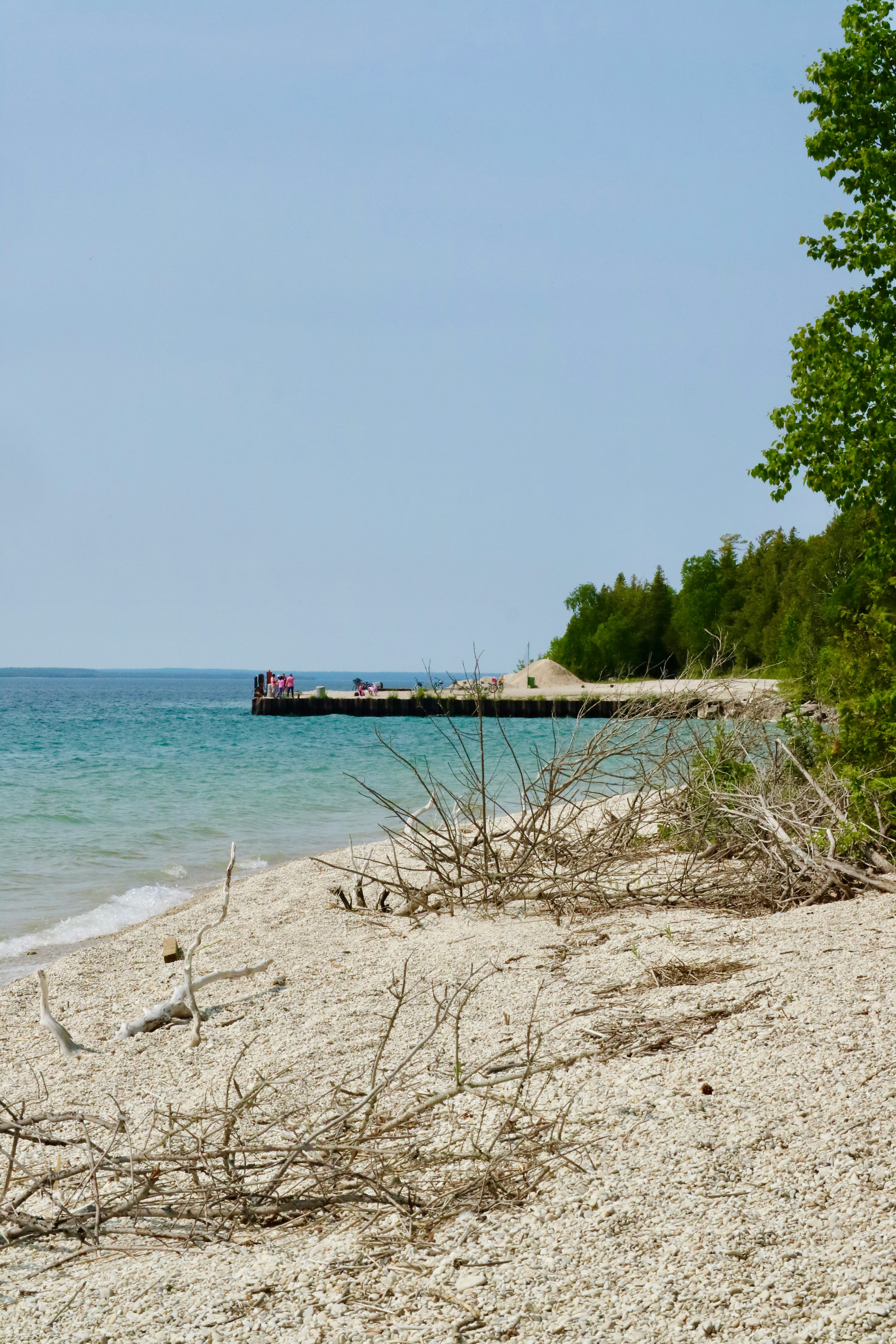 Michigan lake or beach background